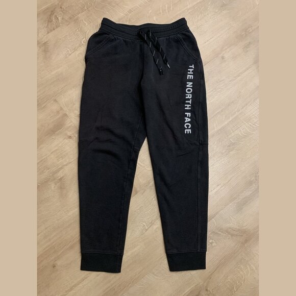 The North Face Sweatpants Men's Small S Joggers Athletic Black Pants TNF Tapered - Picture 1 of 7